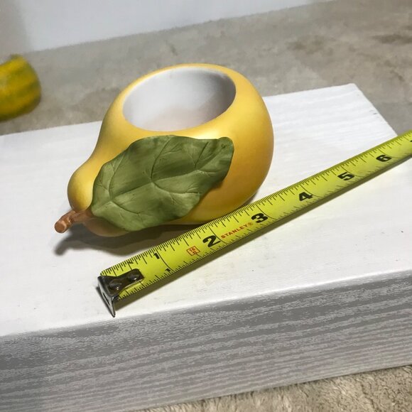 PartyLite Harvest Medley Tealight Candle Holder Pear Plum Grapes Pumpkin Squash - Picture 13 of 16